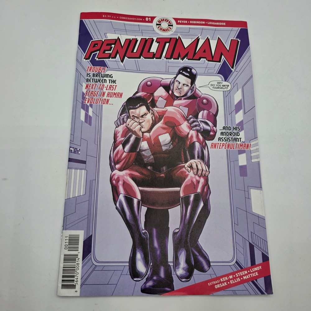 Penultiman 1 AHOY Comics 2020 Tom Peyer Alan Robinson Superhero Satire Issue 1